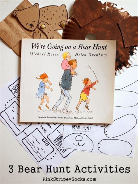 3 Easy Bear Hunt Activities With Printables Pink Stripey Socks