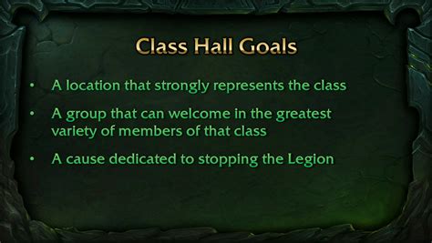 Legion Class Halls Mediavida