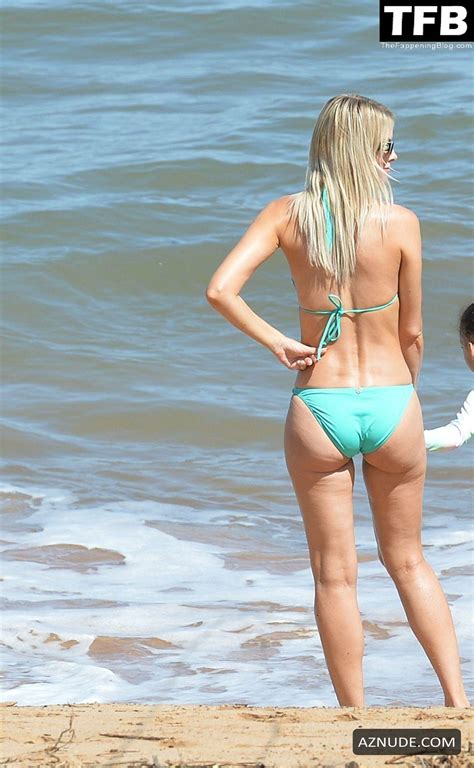 Paige Butcher Sexy Seen Showing Off Her Stunning Figure In A Bikini On The Beach In Hawaii AZNude