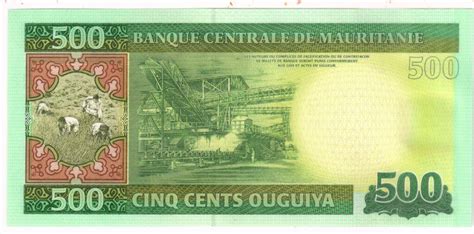 Mauritania 500 Ouguiya 2013 Unc Currency Note KB Coins Currencies