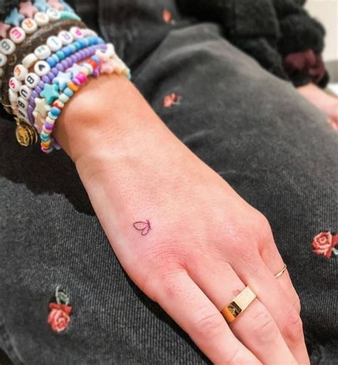 Micro Butterfly Tattoo On The Hand Butterfly Tattoos For Women