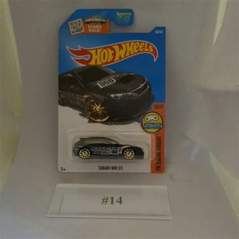 Hot Wheels Black Subaru Wrx Sti Kmart Exclusive Shopee Malaysia