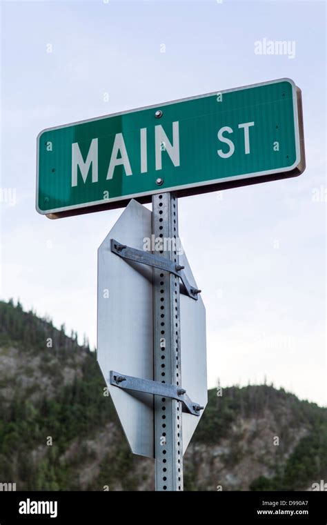 Main Street Signage Hi Res Stock Photography And Images Alamy