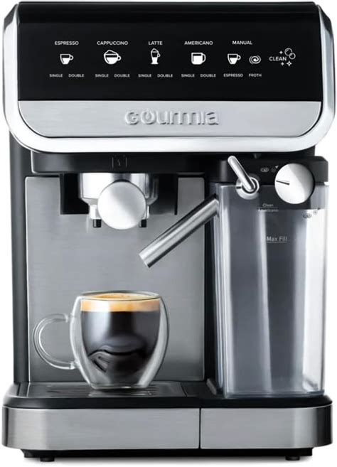 Gourmia Gcm In One Touch Espresso Cappuccino Latte