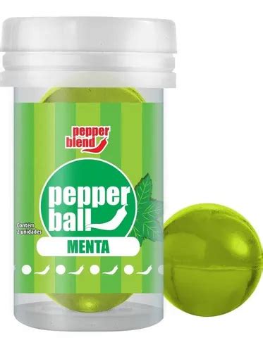 Pepper Blend Bolinha Explosiva Lubrifica Hot Ball Plus C Sabor Menta Mercadolivre