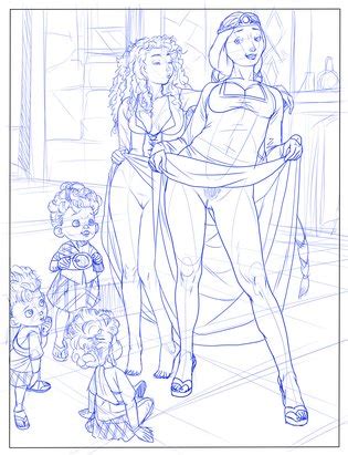 Queen Elinor Luscious Hentai Manga Porn