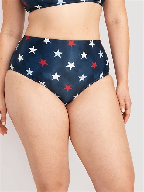 High Waisted Bikini Swim Bottoms For Women Old Navy