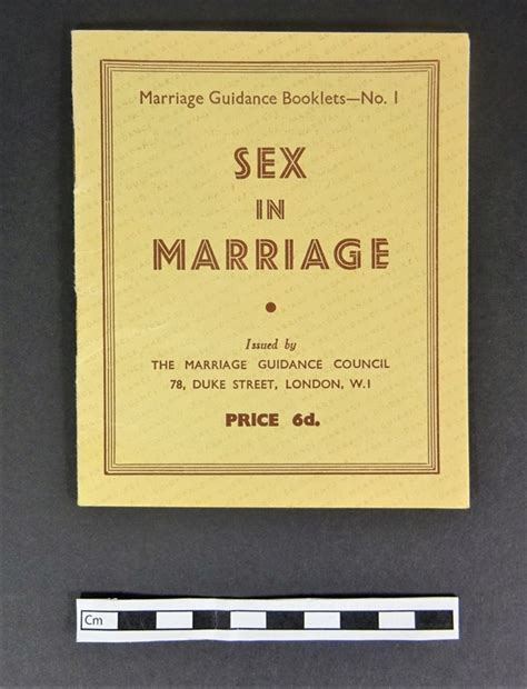 Booklet Sex In Marriage Marriage Guidance Council LDMRD EHive