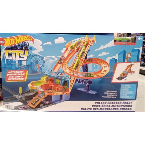 Jual Sale Hot Wheels City Roller Coaster Rally Motorized Ori Mattel Shopee Indonesia