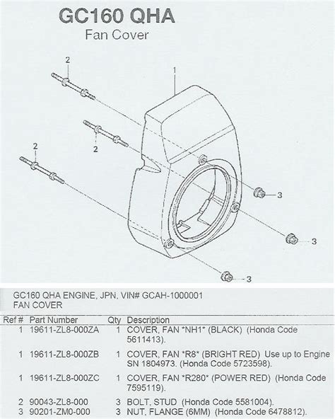 Honda Gc160 Pressure Washer Engine Parts And Breakdown