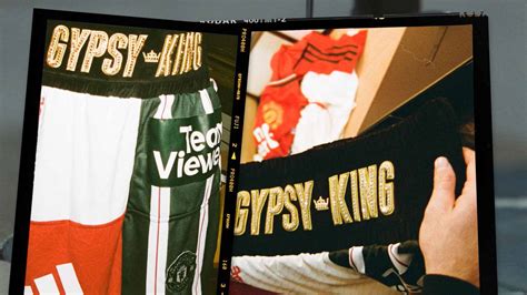 United Fan Imtayaz Qassim Tailors Boxing Shorts For Tyson Fury