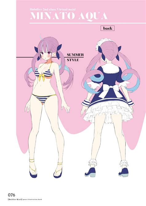 Gaou Matsulatte Hololive Minato Aqua Bikini Heels Maid Swimsuits