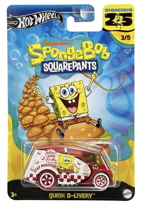 HOT WHEELS QUICK D LIVERY SPONGEBOB SQUAREPANTS HRV Hot Wheels Sklep EMPIK