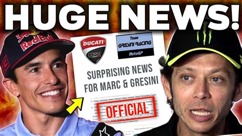 Huge News For Marc Marquez Ducati Just Got Leaked Rossi Bold