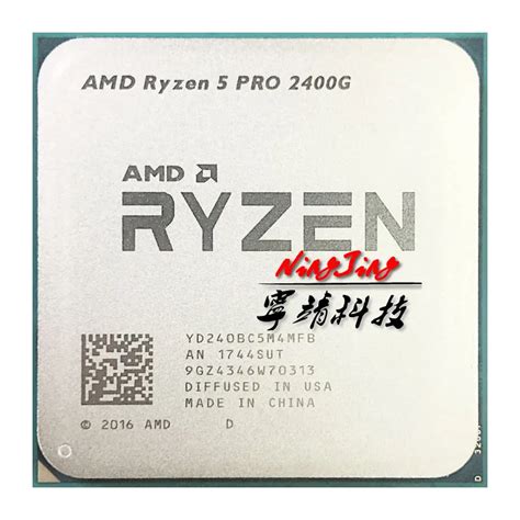 AMD Ryzen 5 PRO 2400G R5 PRO 2400G R5 2400G 3.6 GHz Quad Core Eight ...