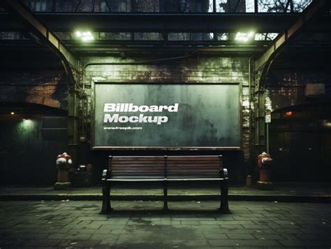 Psd Billboard Mockup Uithangbord Mockup Premium Ai Gegenereerde Psd