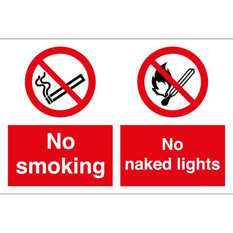 No Smoking No Naked Lights Signs From Key Signs Uk