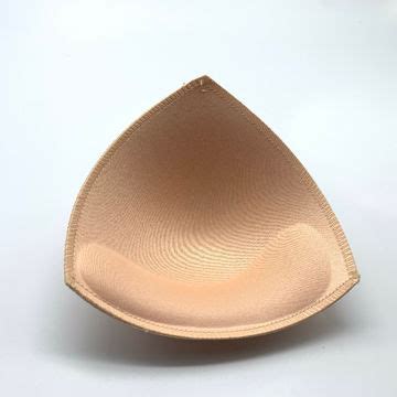 China Best Selling Soft Triangle Seaming Foam Bra Cup Pad For Swimsuit Bikini Sports And Yoga