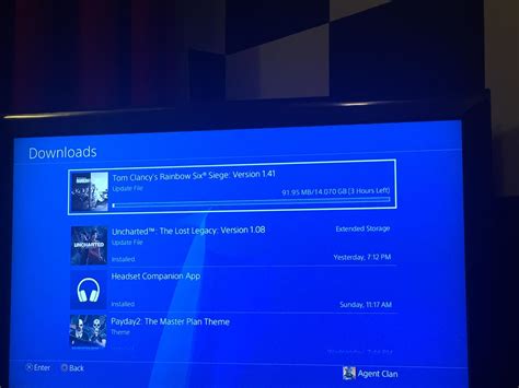 PS4 Update is Live 14GB size : r/Rainbow6
