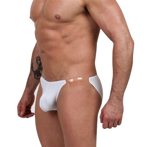 Sexy Men S Low Rise Pouch Tanga Brief Bikini Slips Soft Breathable Underwear Ebay