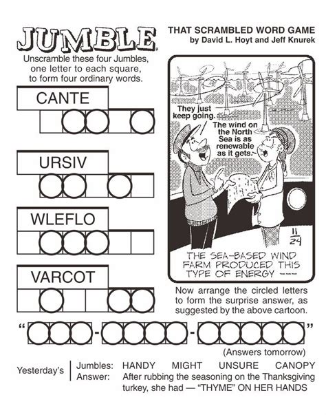 Printable Jumble Click Here For Sample Page Find Print ‘n Solve