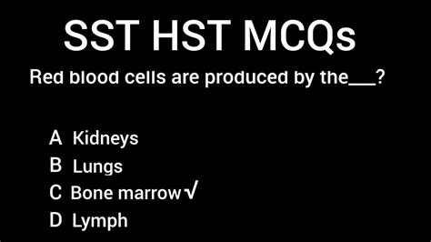 SST Science MCQs SST Test Preparation Science MCQs Secondary