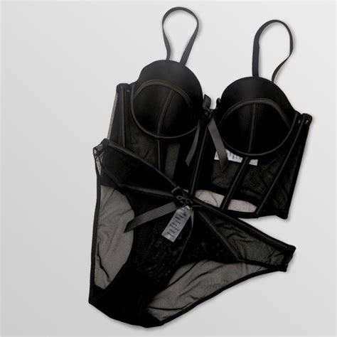 ODM Mesh Lace Underwire Women Underwear Set Wholesale Fishbone Corset Sexy Lingerie Set