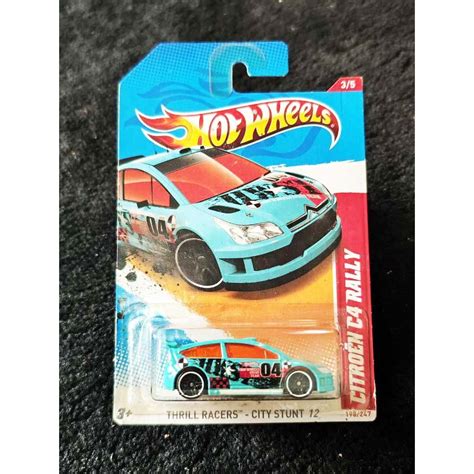 Hot Wheels Thrill Racers City Stunt 12 Citroen C4 Rally Shopee Philippines