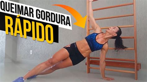 QUEIMAR GORDURA RÁPIDO Treino de 6 minutos Exercício em casa