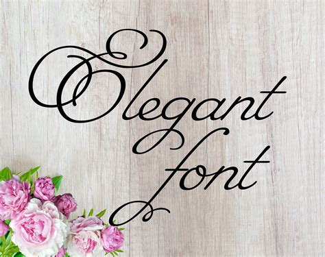 Fonts Elegant Font Otf Fonts Svg Font Whit Swirls Swirly Cricut Font