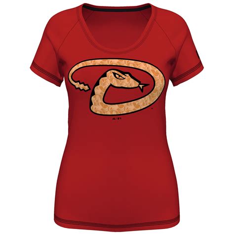 Majestic Arizona Diamondbacks Women's Bold Statement Fashion Top