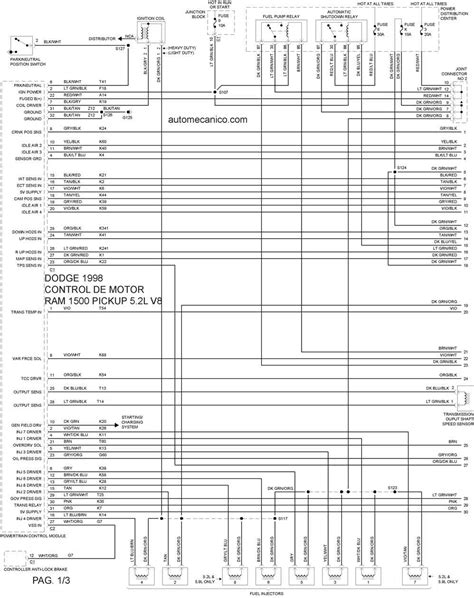 Dodge 1998 Diagramas Esquemas Graphics Vehiculos Motores