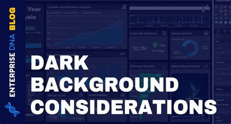 Visualization Technique for Power BI: Using Dark Backgrounds