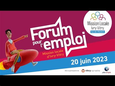 Mission Locale D Ivry Vitry Forum Emploi 2023 YouTube