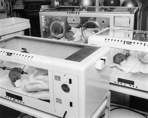 Four Infants In Incubators Photograph Wisconsin Historical Society