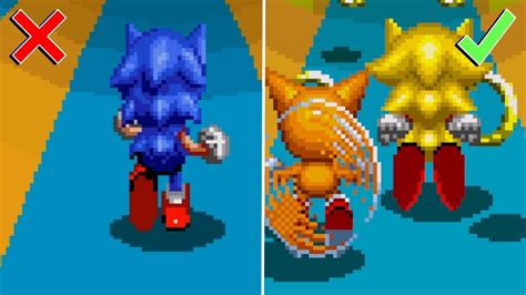 Super Sonic In Special Stages Sonic 2 Absolute Mods Gameplay Youtube