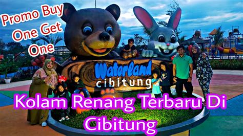 Kolam Renang Terbaru Di Cibitung Waterland Cibitung YouTube