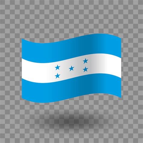 Premium Vector Honduras Flag Vector Honduras Wavy Flag Isolated