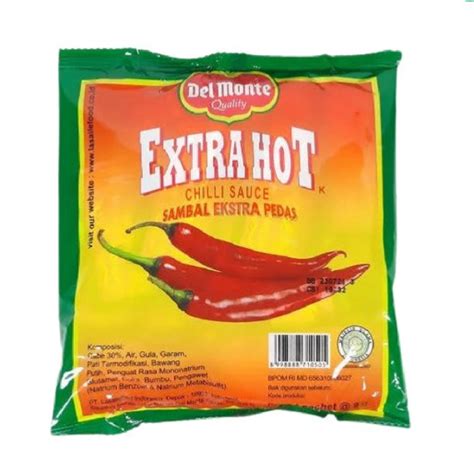Jual DELMONTE Extra Hot Chili Sauce Sambal Extra Pedas Gr Pcs
