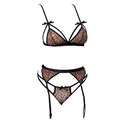 Promo B Bra Set Bralette Bikini Baju Haram Leopard Macan Tutul Sexy Seksi Jakarta Pusat