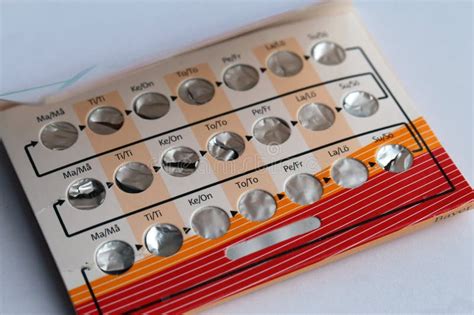 Yasminelle Contraception Pills Package in a Closeup Image Editorial ...