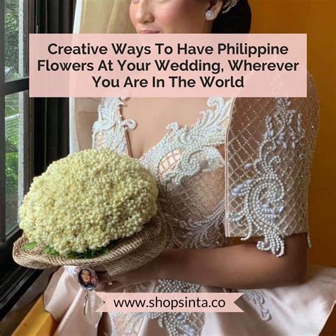 creative ways   philippine flowers   wedding sinta