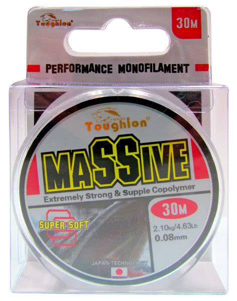 Леска Toughlon Massive 0,08 мм 30 м купить в нашем интернет магазине с ...