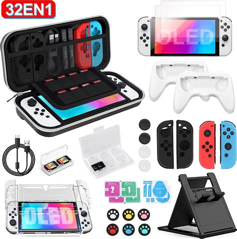 Dobevi Estuche Kit De Accesorios Nintendo Switch Oled En Funda