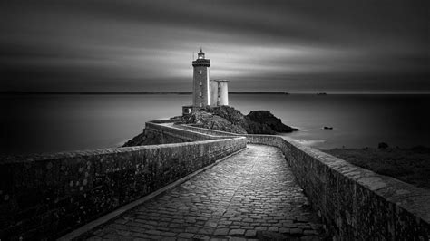 Wallpaper Plouzane France Lighthouse Le Phare Du Petit Minou