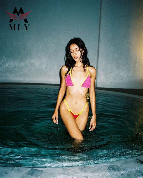 Oem Custom High Quality Piece Thong Bikini Set For Women