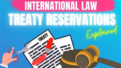 Treaty Reservations Vienna Convention Law Of Treaties International Law