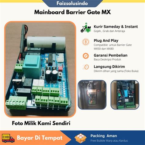 Jual Mainboard Barrier Gate Untuk MX Series Mx30 Mx35 Mx50 Mx 80 Di