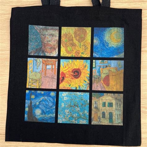 Bolsa Sacola Ecobag Van Gogh Preta Shopee Brasil