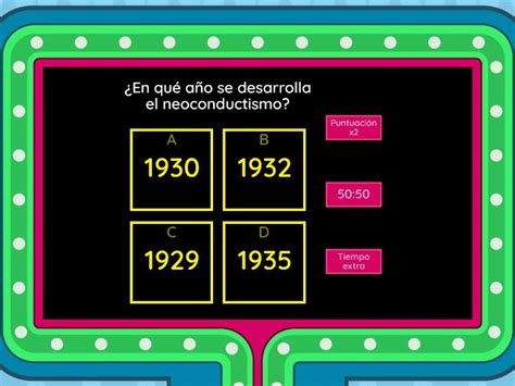 El Neoconductismo Gameshow Quiz